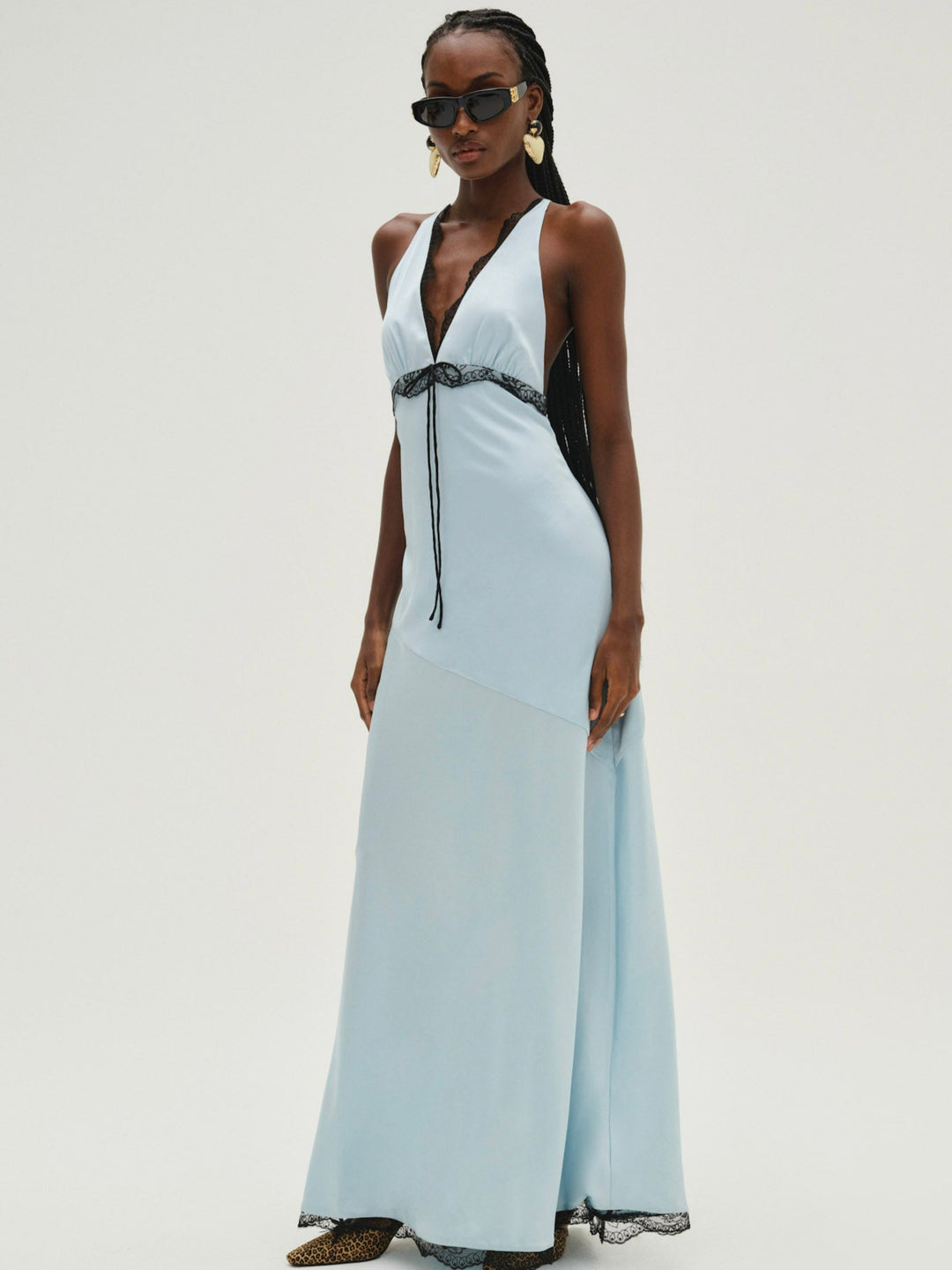 Mariella Maxi Dress — Blue