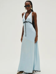 Mariella Maxi Dress — Blue