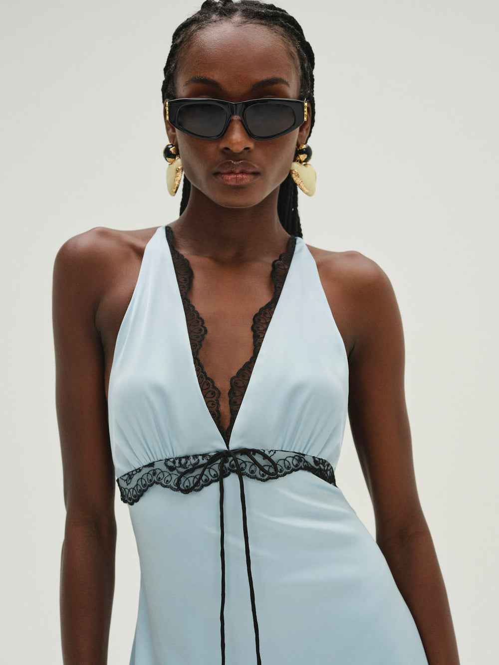 Mariella Maxi Dress — Blue