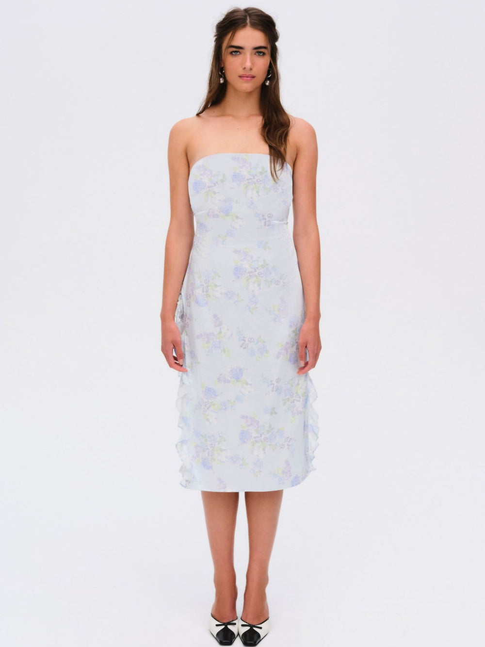 Marisa Midi Dress — Blue