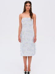 Marisa Midi Dress — Blue