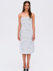 Marisa Midi Dress — Blue