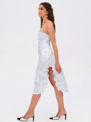 Marisa Midi Dress — Blue