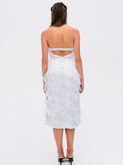 Marisa Midi Dress — Blue