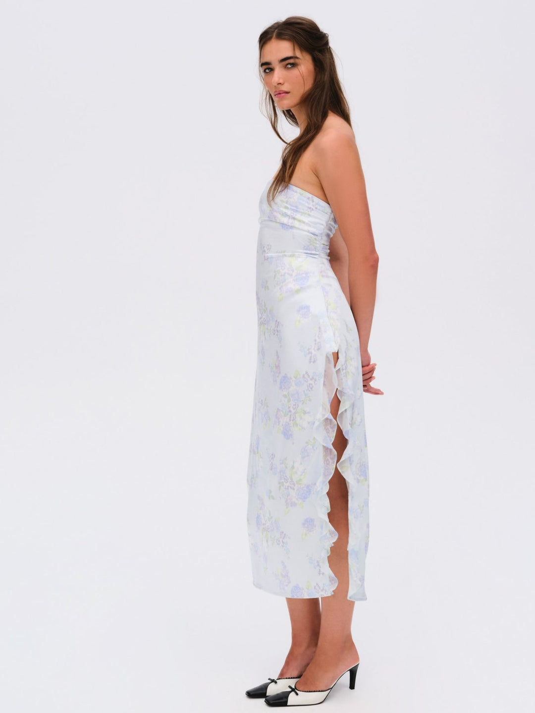 Marisa Midi Dress — Blue