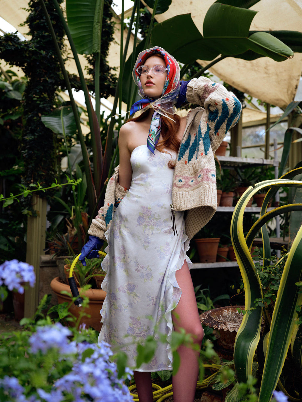 Marisa Midi Dress — Blue