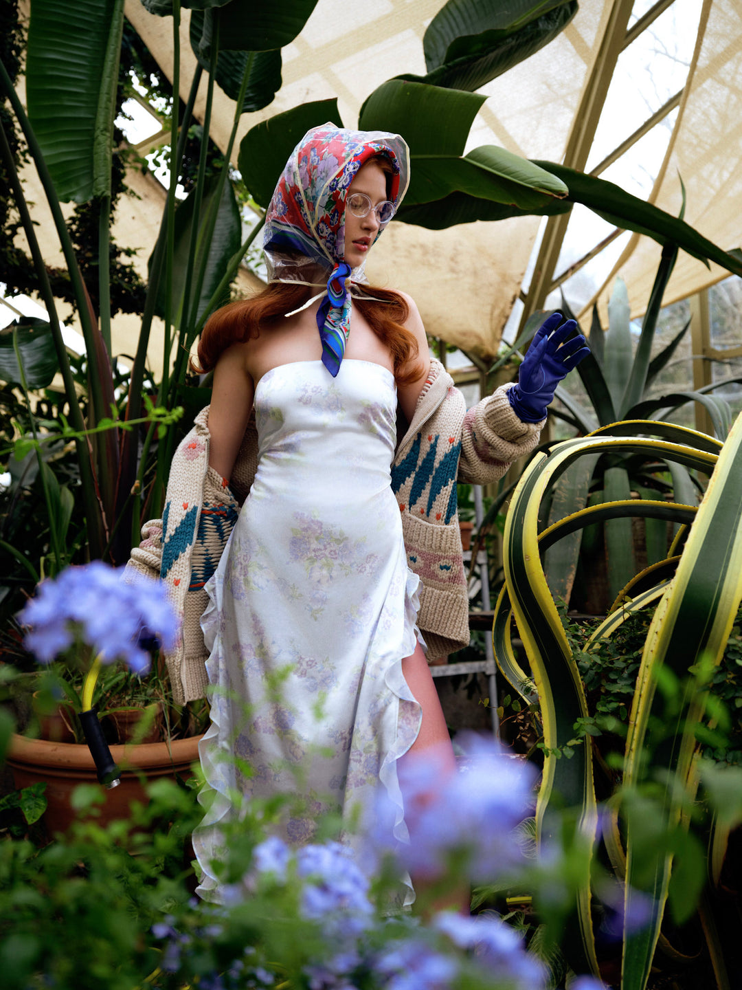 Marisa Midi Dress — Blue