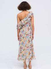 Delphine Midi Dress — Blue