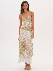 Rosalyn Maxi Dress — Green — Marigold