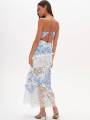 Rosalyn Maxi Dress — Blue