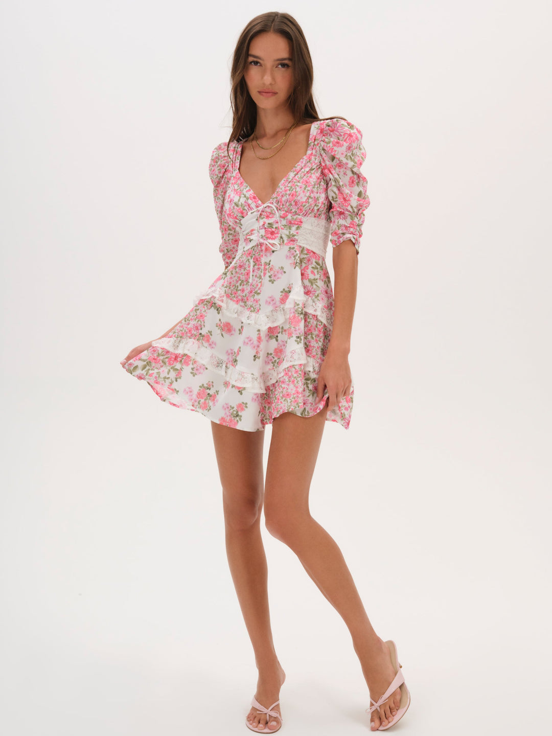 Rosalyn Mini Dress — Pink