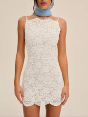 Lakeside Mini Dress — White