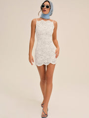 Lakeside Mini Dress — White