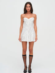 Kate Mini Dress — White