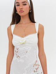 Claudia Mini Dress — White