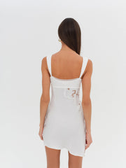 Claudia Mini Dress — White