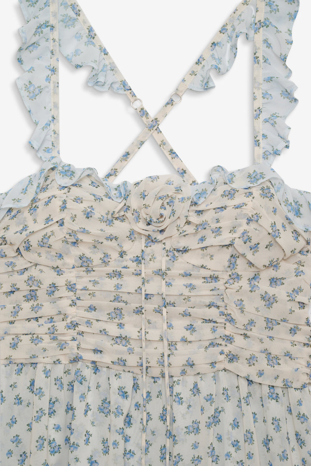 Chateau Mini Dress — Blue