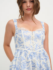 Maisie Mini Dress — Blue