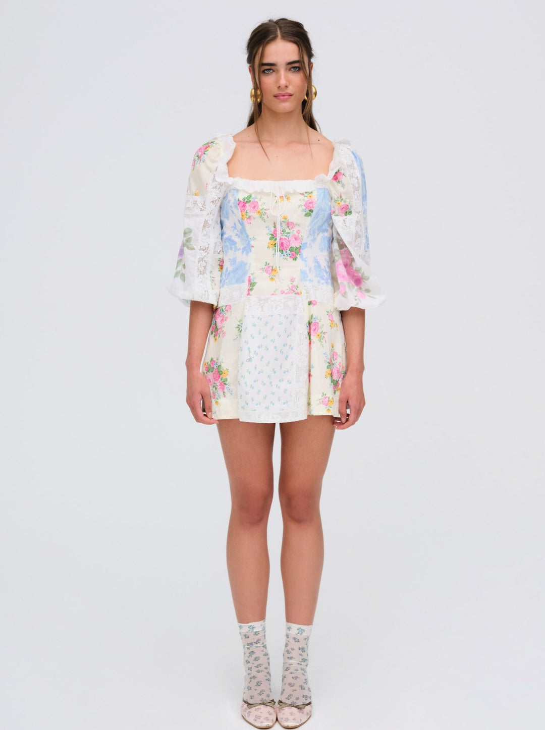 Evelina Mini Dress — Pink