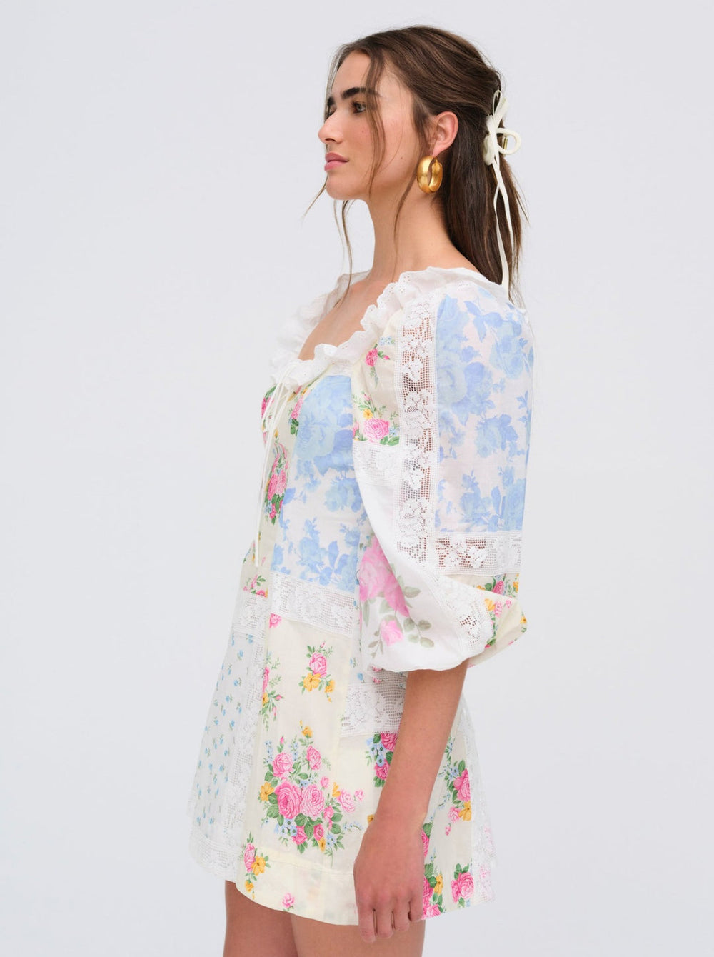 Evelina Mini Dress — Pink