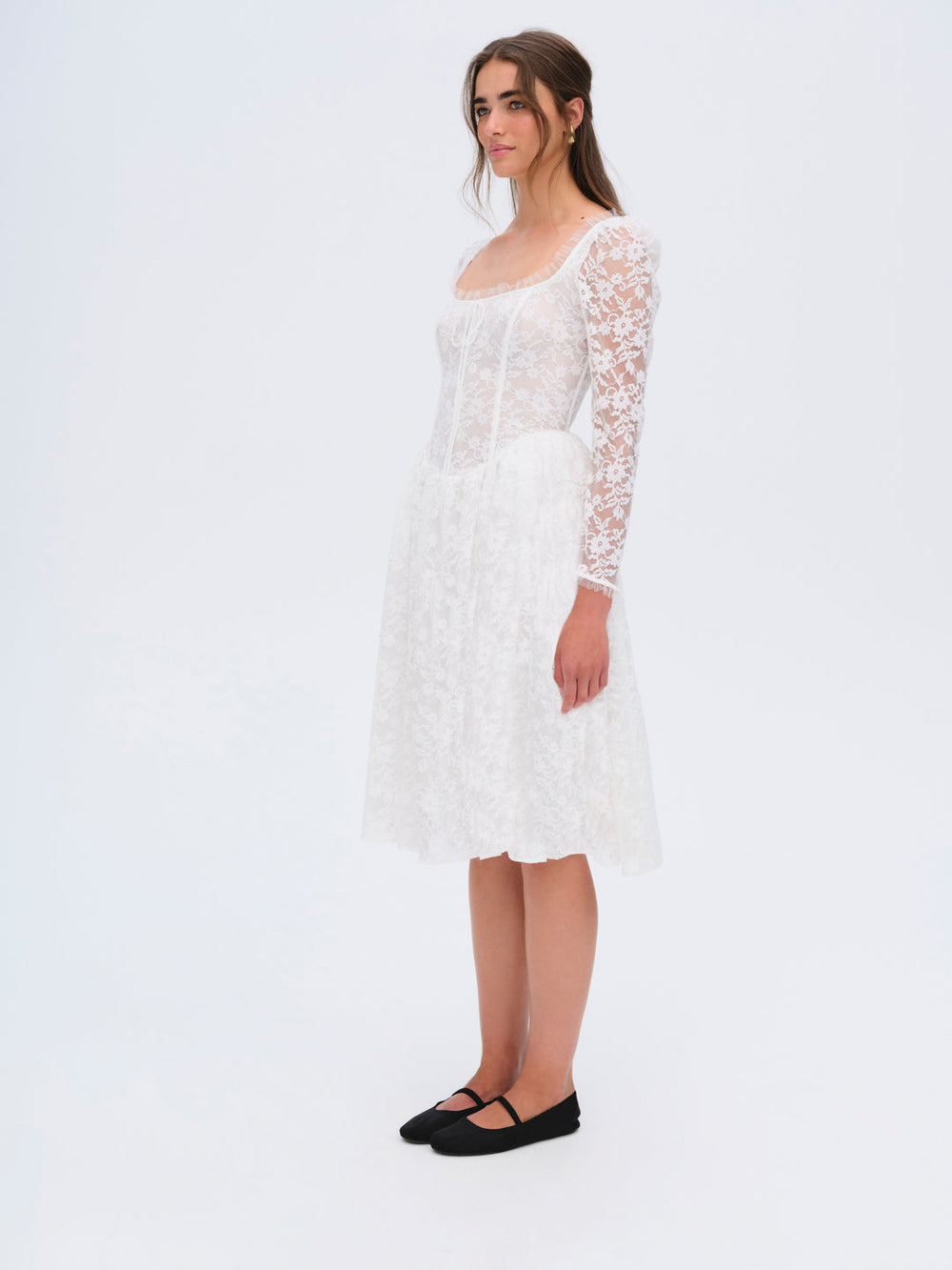 Camdyn Midi Dress — White
