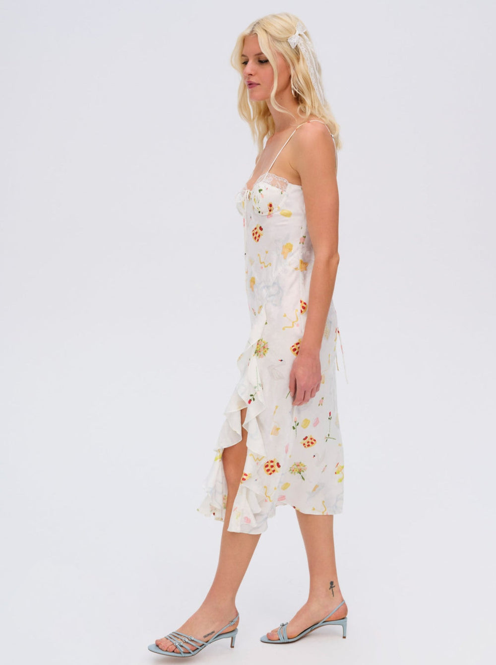 Chania Midi Dress — White