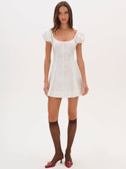 Zuri Mini Dress — Cream