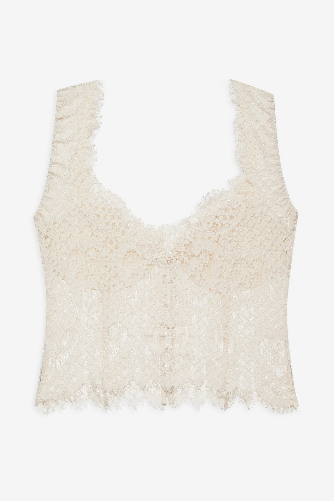 Waverly Lace Top — Cream