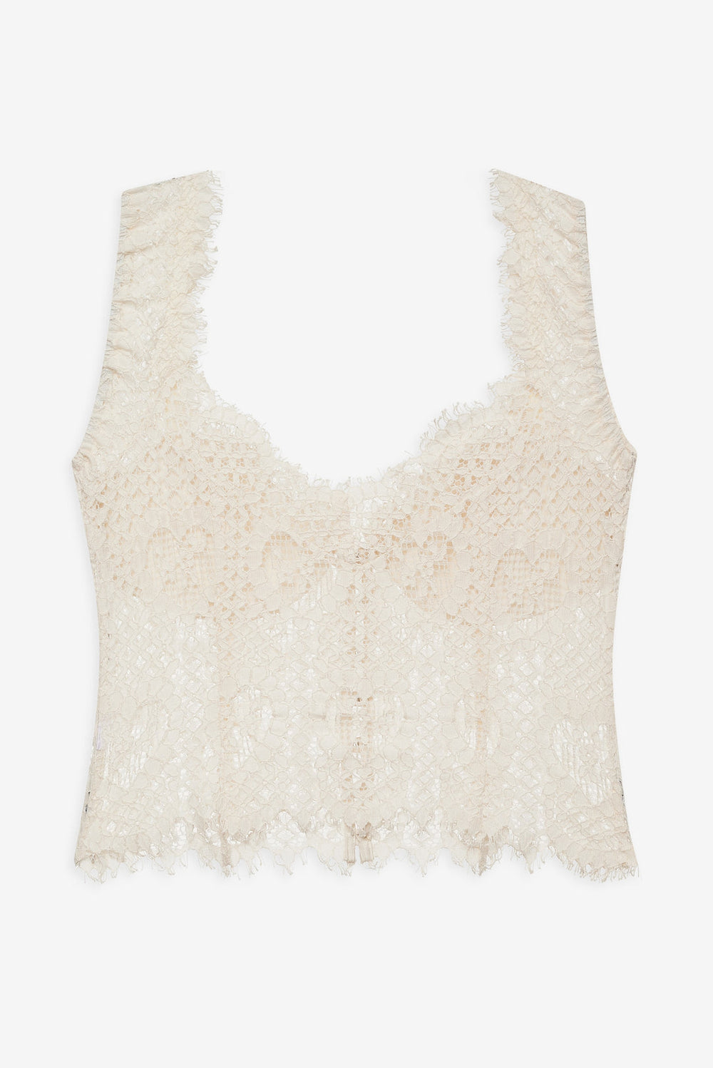Waverly Lace Top — Cream