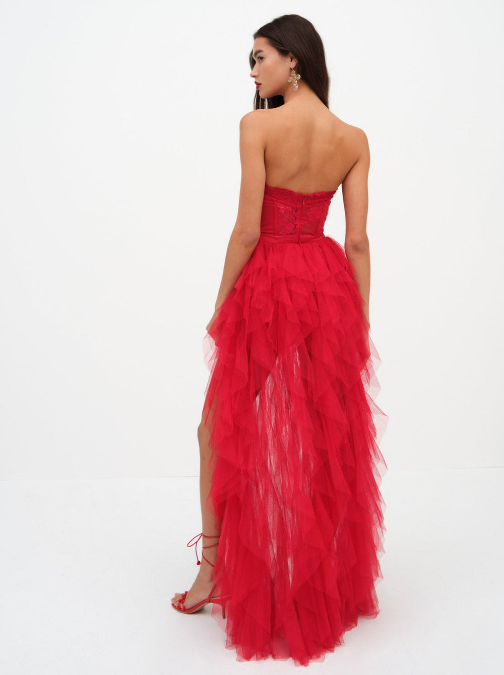 Bustier Gown — Red