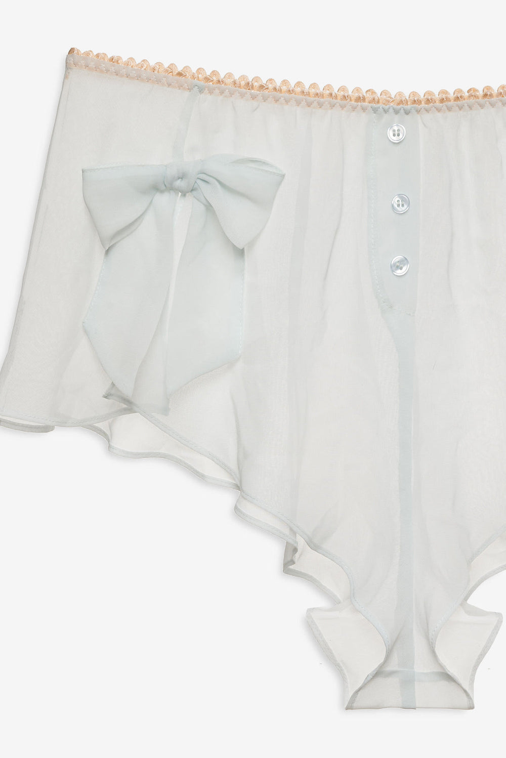 Winter Roses Short — Blue