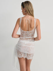 Sonja Slip Dress — White