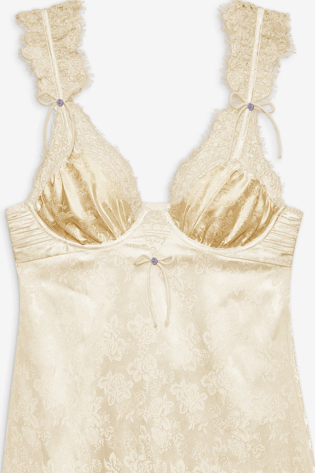 Victoria Slip Dress — Cream