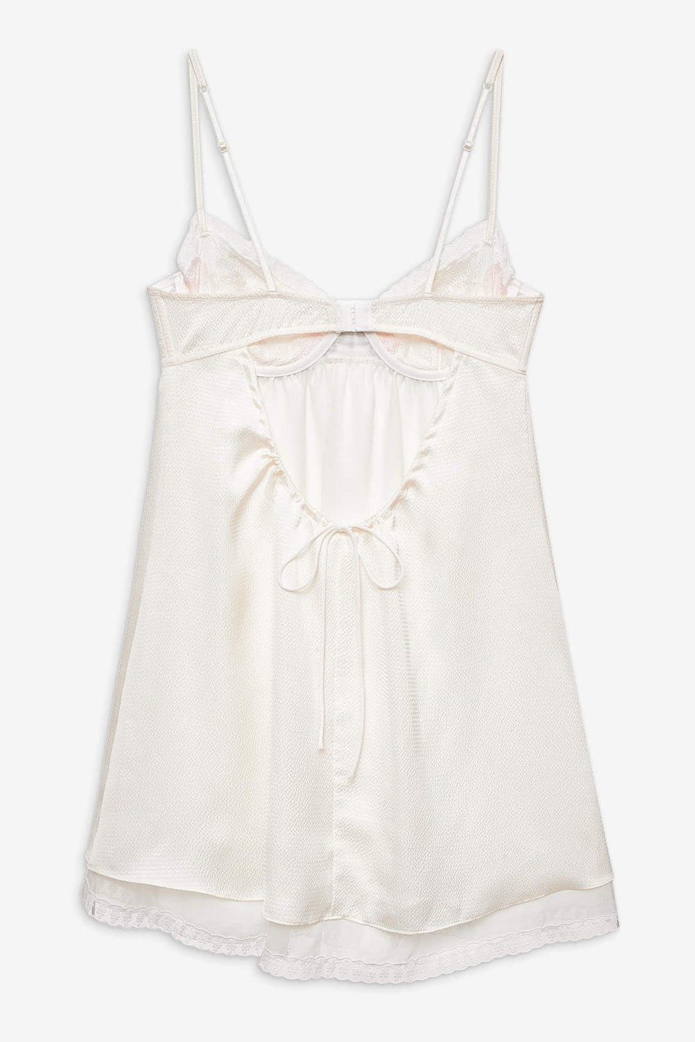 Evie Floral Slip Dress — Cream