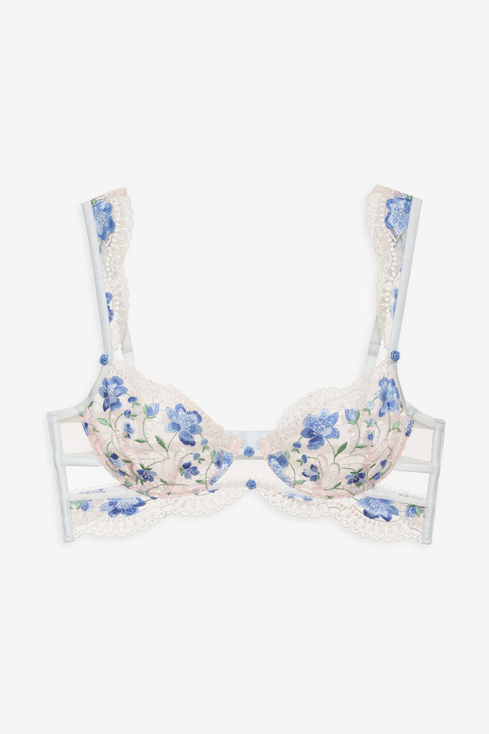 Festival Rose Bra — Blue