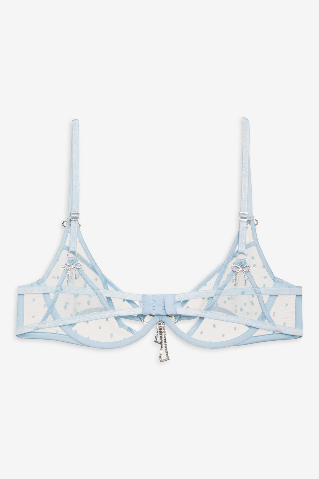 Izzy Underwire Bra — Blue