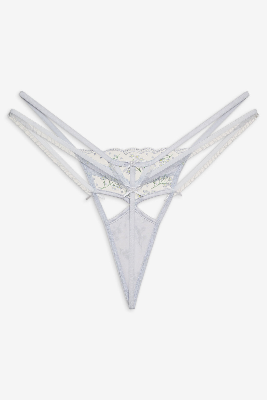 Baby's Breath Thong Panty — Blue