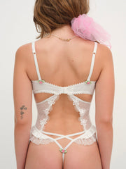 Heirloom Rose Teddy — White