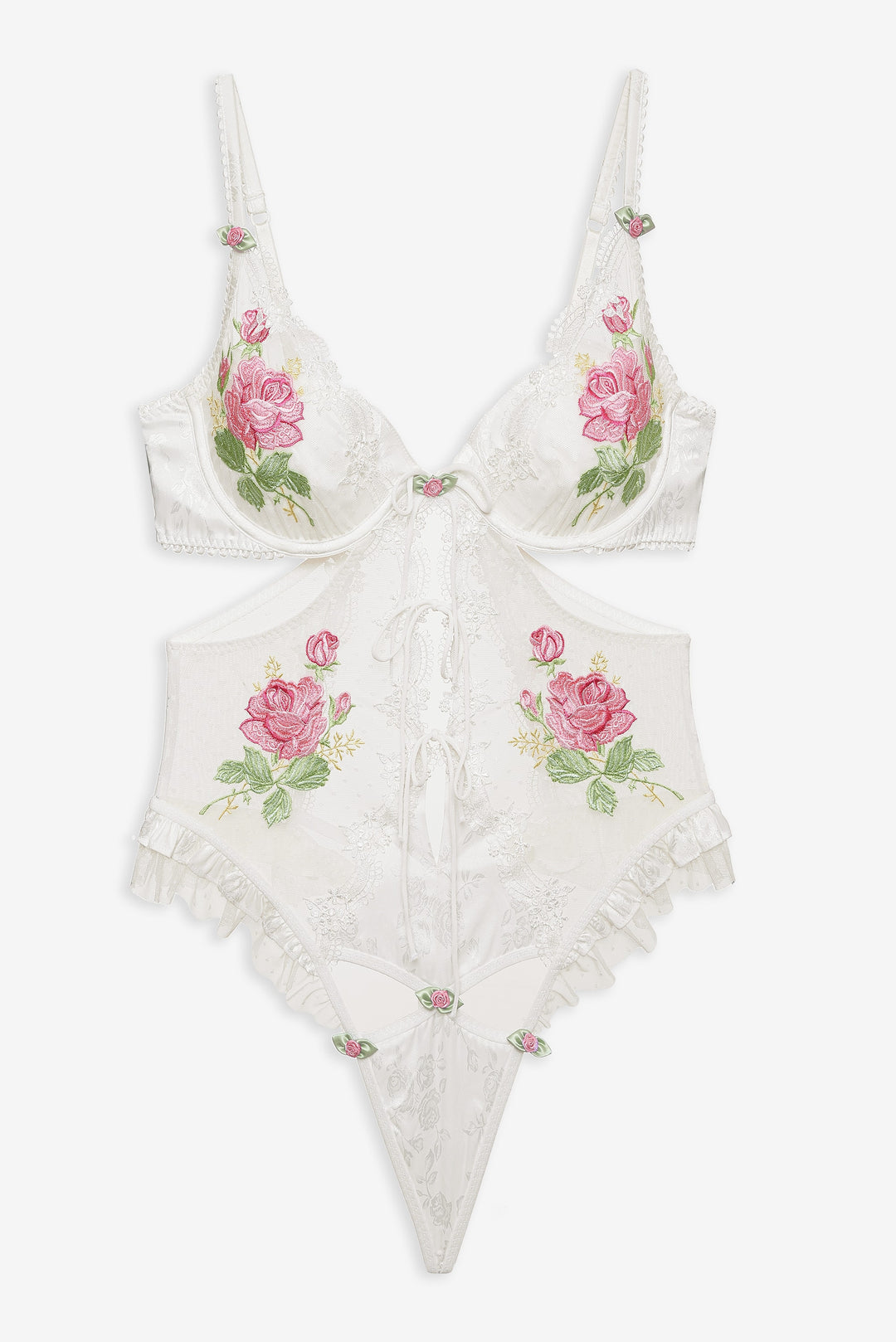 Heirloom Rose Teddy — White