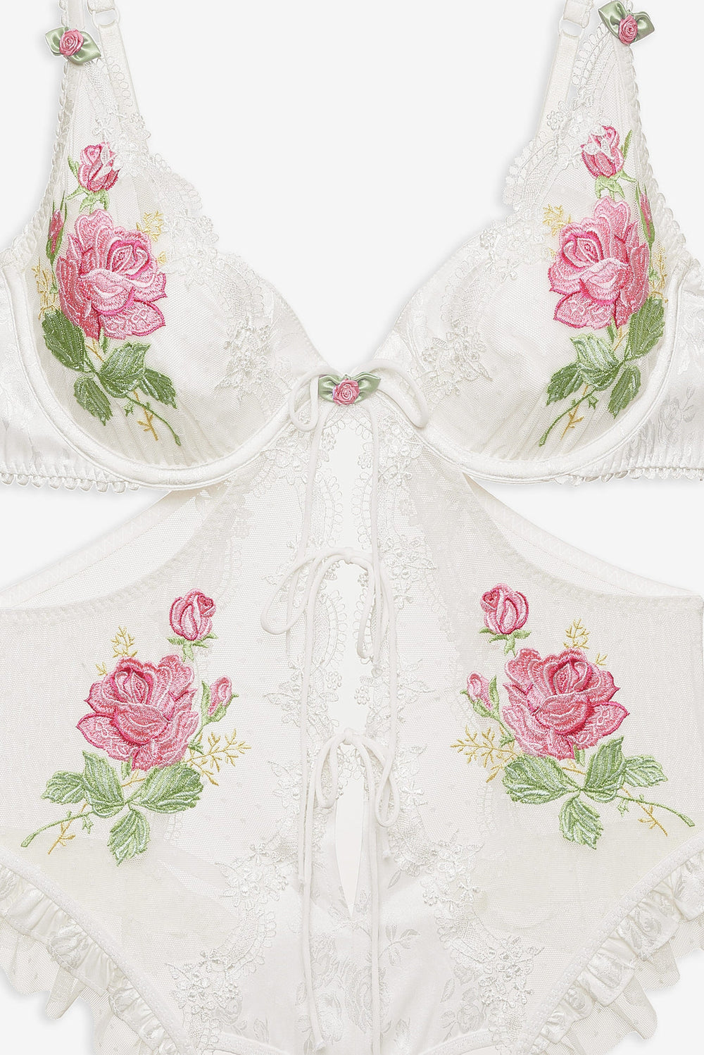 Heirloom Rose Teddy — White