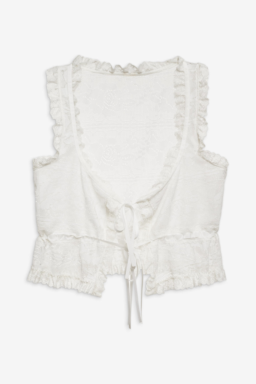 Antique Store Lace Top — White