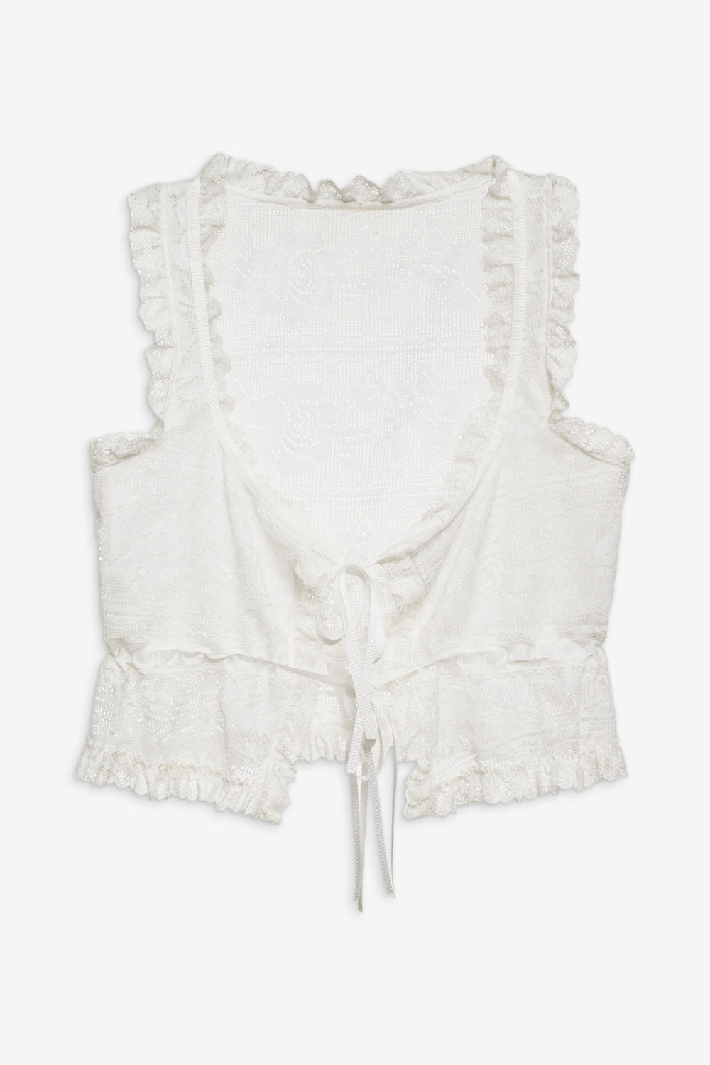 Antique Store Lace Top — White
