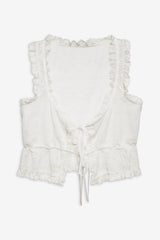 Antique Store Lace Top — White