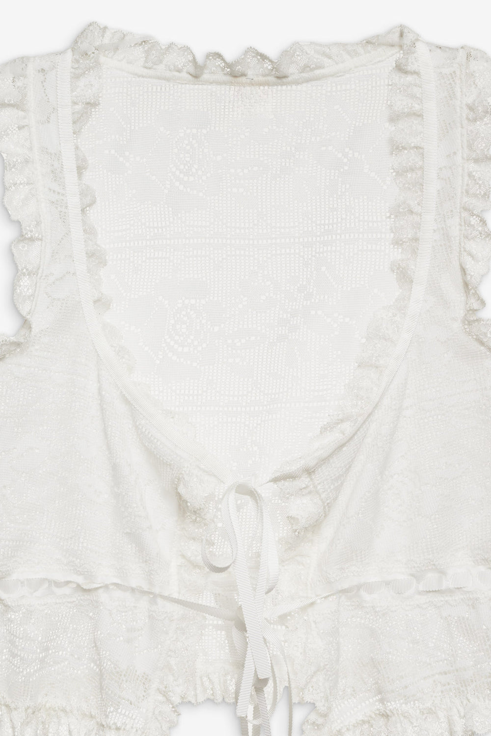 Antique Store Lace Top — White