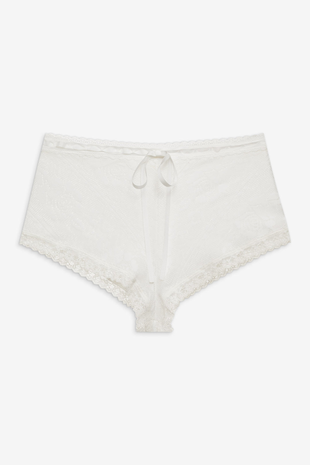 Antique Store Lace Shorts — White
