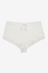 Antique Store Lace Shorts — White