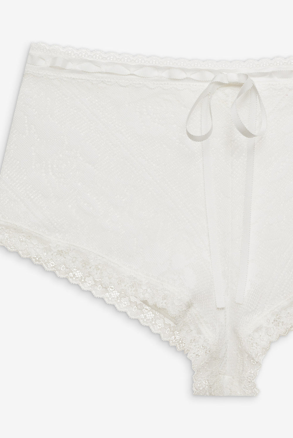 Antique Store Lace Shorts — White