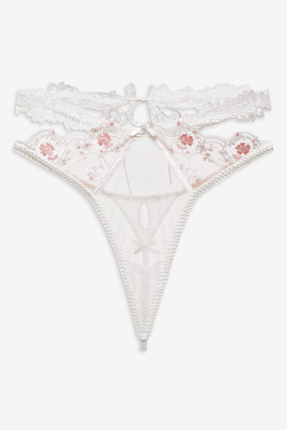 Le Fleur Thong Panty — Peach