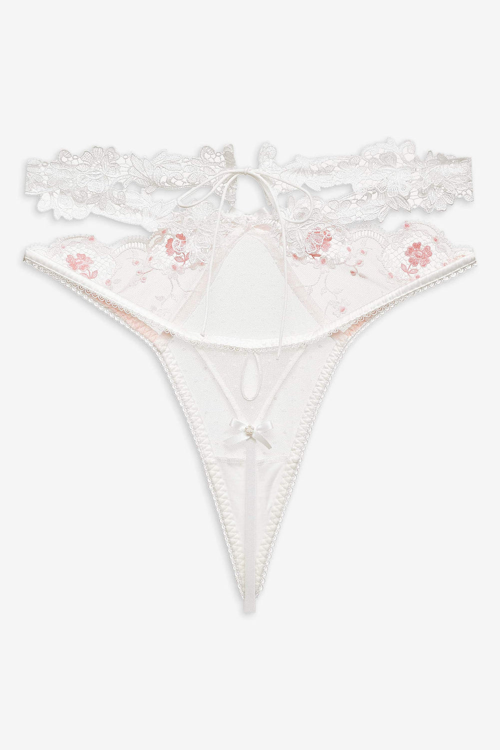 Le Fleur Thong Panty — Peach
