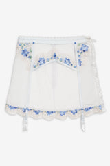 Festival Rose Skirt — Blue